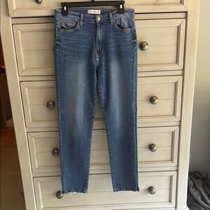 Flying Monkey Blue Slim Jeans with Natural Fading